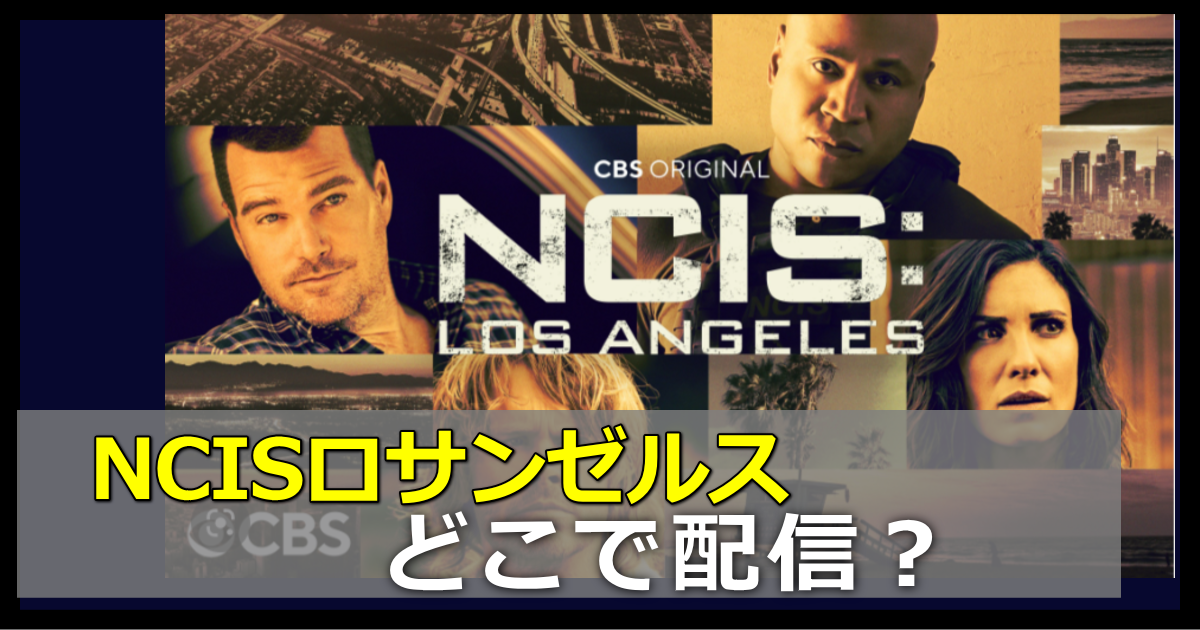 NCISロサンゼルスシーズン13まで配信はどこ？